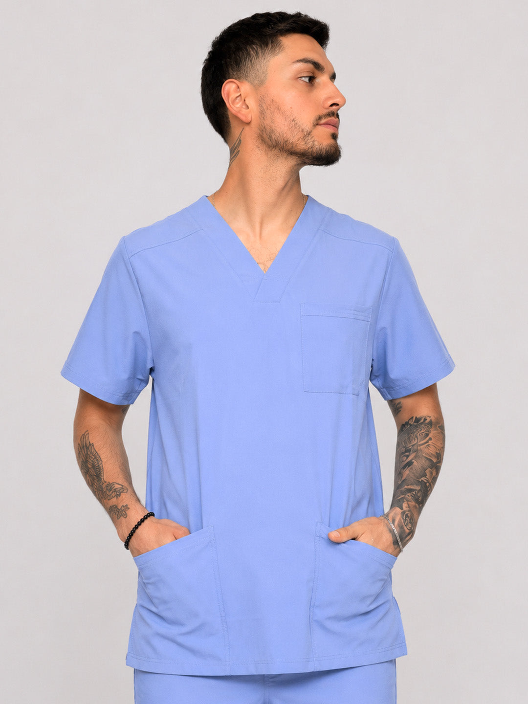 Polera Clínica Antifluido Hombre