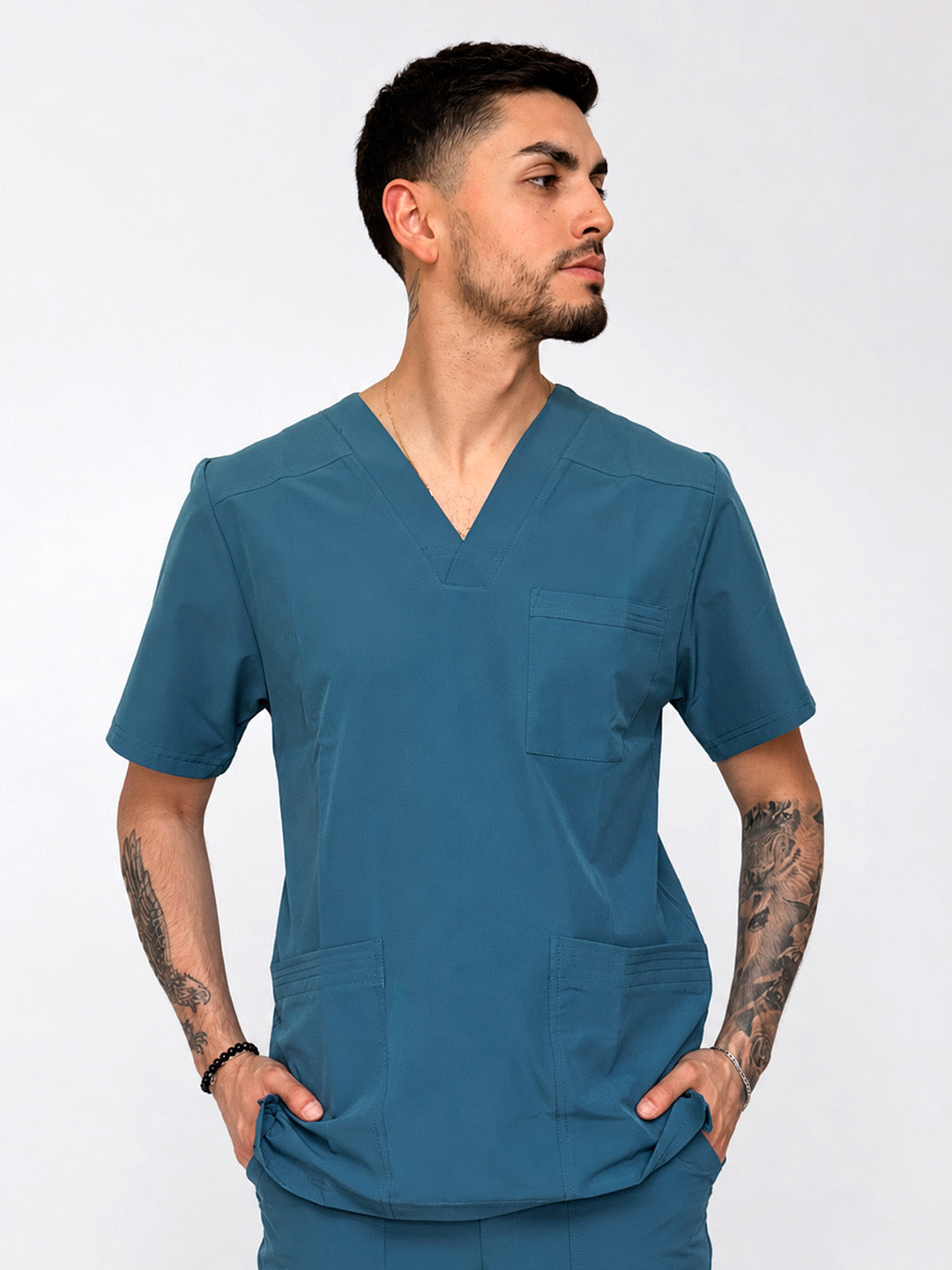 Polera Clínica Antifluido Hombre