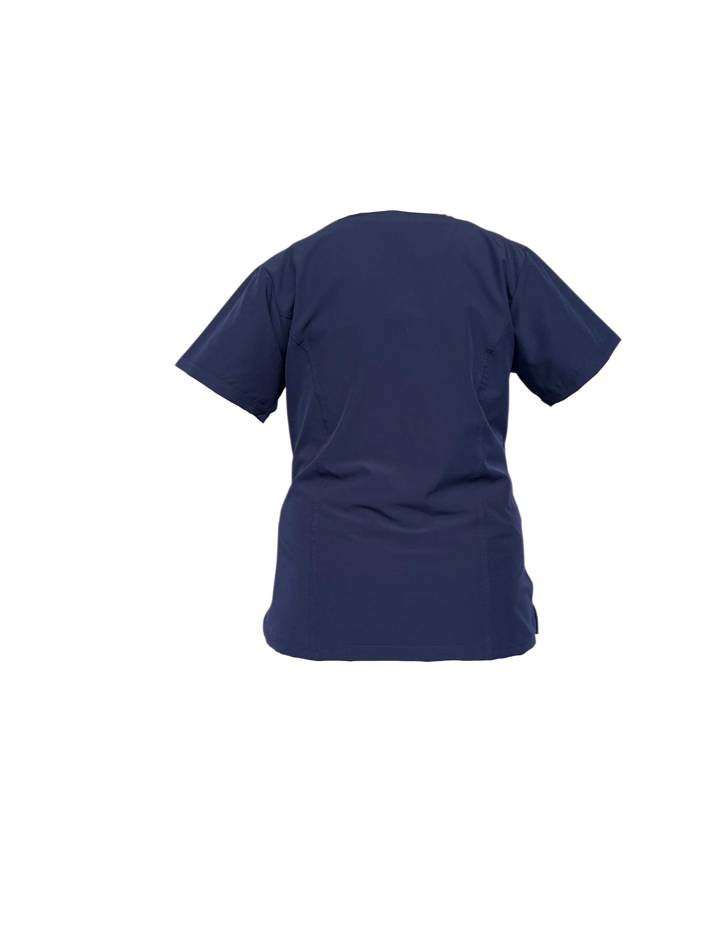 Top Clínico Maite Antifluido Mujer - Azul marino