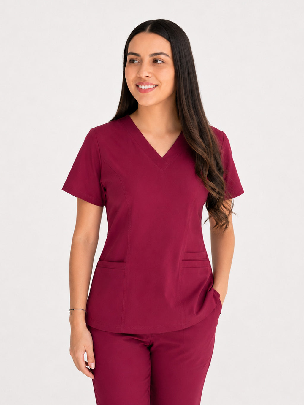 Top Clínico Maite Antifluido Mujer