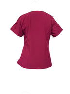 Top Clínico Maite Antifluido Mujer - Burdeo