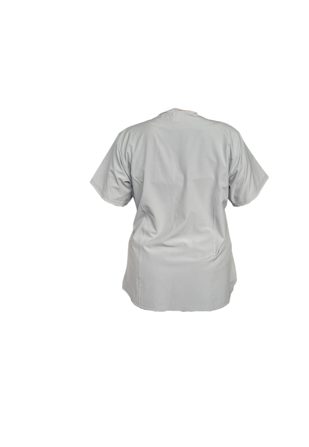 Top Clínico Maite Antifluido Mujer - Gris perla