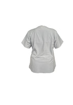 Top Clínico Maite Antifluido Mujer - Gris perla