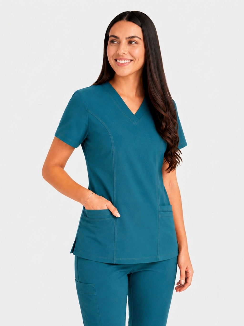 Top Clínico Maite Antifluido Mujer